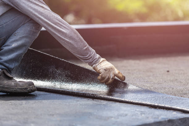 Professional Waterproofing technician working in Abbyville, KS